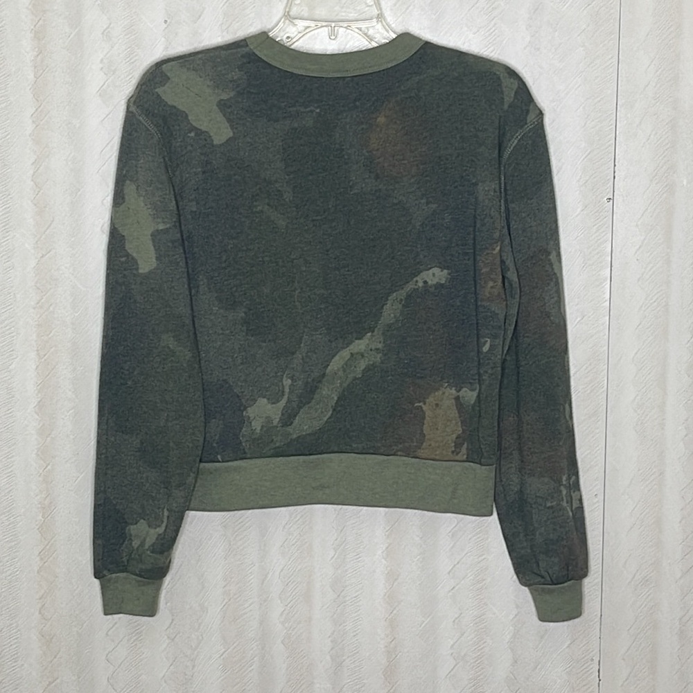 ❤️ 🆕 ALTERNATIVE Camo Sweatshirt Size S - Picture 3 of 4